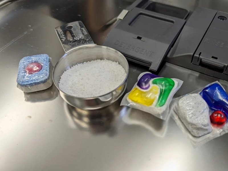 Wo gibt man Schoten in die Sp&uuml;lmaschine?