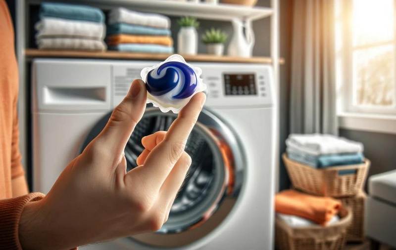Waar plaats ik getijdenpods in de wasmachine?