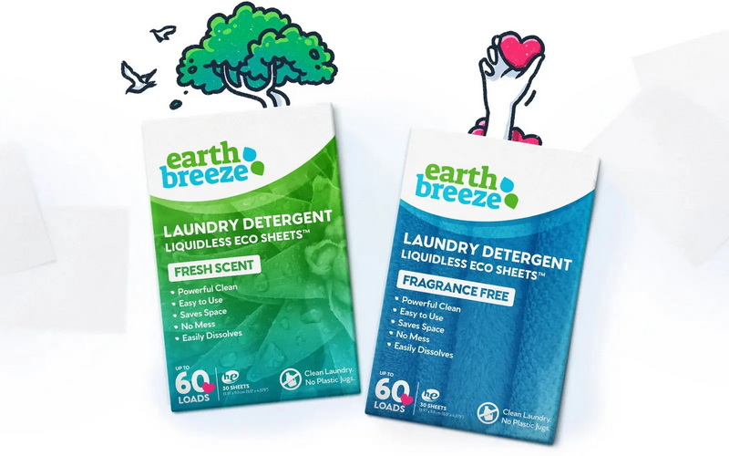 Czy arkusze do prania Earth Breeze zawierają plastik?