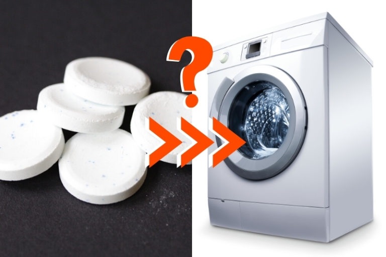 איפה לשים טבליות במכונת כביסה?