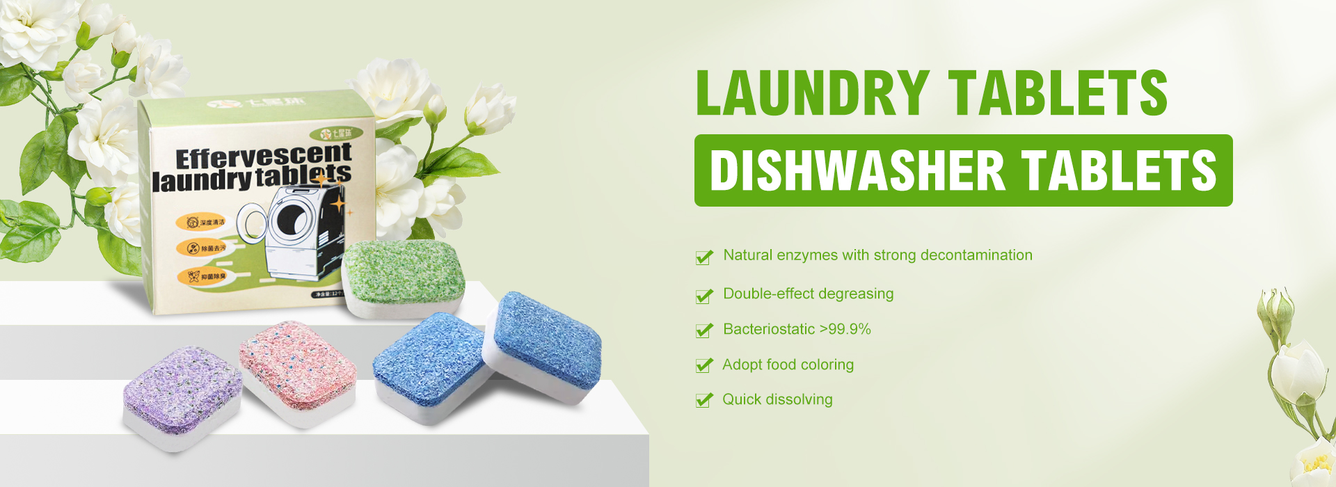 vaske- og oppvasktabletter