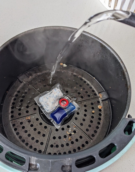 S&aring;dan reng&oslash;res Air Fryer med Opvaskemaskine Pod?