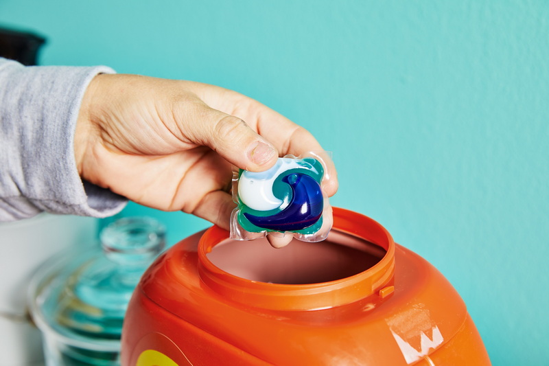 &iquest;D&oacute;nde est&aacute; el detergente para ropa en un Tide Pod?
